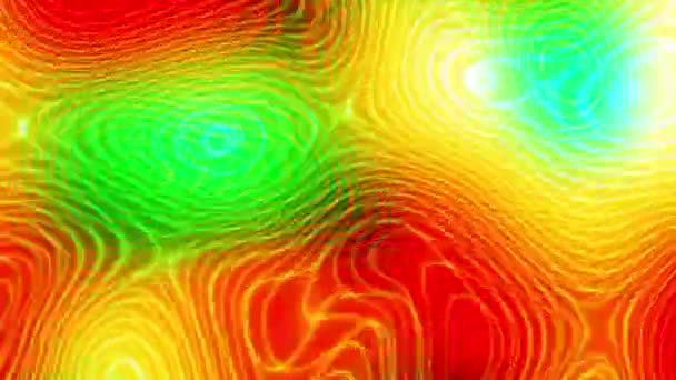 要旨波状ループ4Kビデオ ループ再生のためのシームレスな抽象波状ブラーサイケデリックな背景 — ストック動画