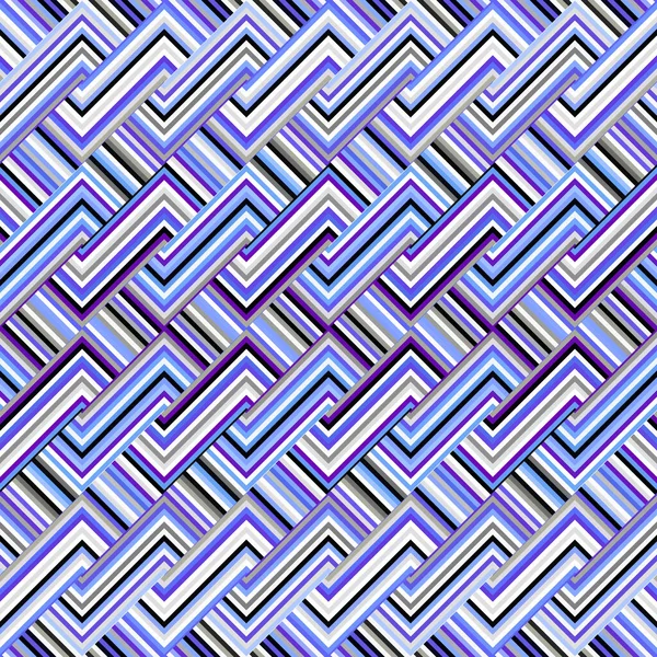 Seamless Vector Image Small Lines Blue Aztec Herringbone Pattern Regular — Stock Vector