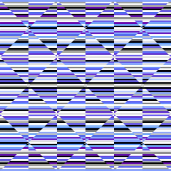 无缝线矢量图像 小线蓝色阿兹特克鲱鱼骨图案 规则线条纹理 — 图库矢量图片