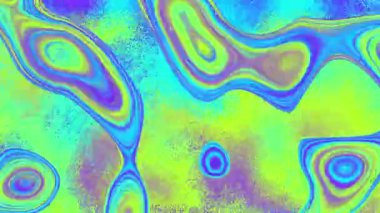 Soyut dalga döngüsü videosu. Döngü oynatmak için kusursuz soyut saykodelik arkaplan. Sıvı mermer.