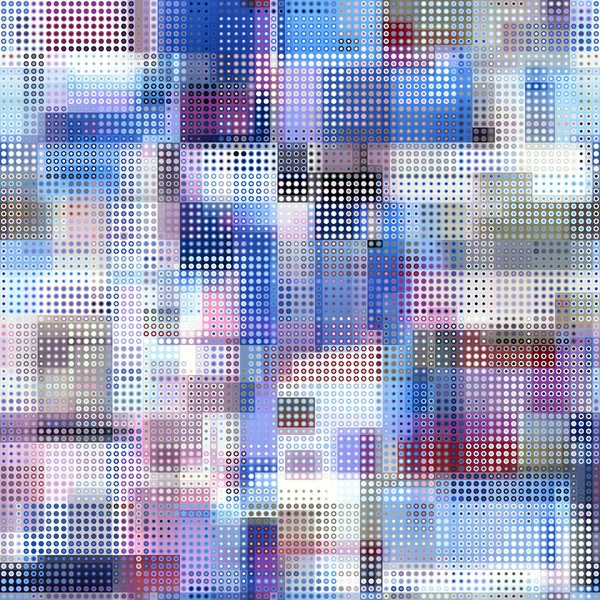 Αφηρημένο Γεωμετρικό Μοτίβο Στυλ Pixel Art Κανονικό Μοτίβο Μικρών Κουκίδων — Διανυσματικό Αρχείο