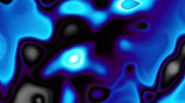 Soyut dalgalı döngülü 4K video. Döngü oynatma için kusursuz soyut dalgalı psikedelik arkaplan.
