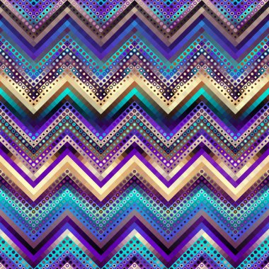 Soyut geometrik sembol deseni. Piksel sanat tarzı. Vektörsüz resim.