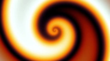 Beyaz arka planda sonsuz dönen fütüristik spiral. Kusursuz döngü görüntüsü. Soyut sarmal.