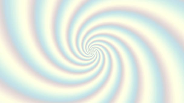 Niekończący Się Futurystyczny Spirala Białym Tle Płynny Zapętlony Materiał Streszczenie — Wideo stockowe