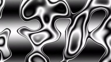 4k 'lık soyut döngü videosu. Döngü oynatmak için kusursuz soyut dalgalı psikedelik sıvı yüzey arkaplanı. Basit tek renkli renkler.