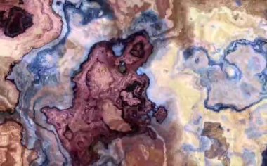 Soyut dalga döngüsü videosu. Döngü oynatmak için kusursuz soyut saykodelik arkaplan. Sıvı mermer.