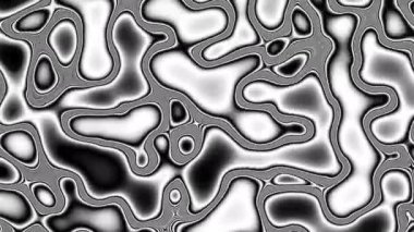 4k 'lık soyut döngü videosu. Döngü oynatmak için kusursuz soyut dalgalı psikedelik sıvı yüzey arkaplanı. Basit tek renkli renkler.