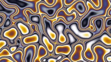 4k 'lık soyut döngü videosu. Döngü oynatmak için kusursuz soyut dalgalı psikedelik arkaplan. Mermer yüzey hareket ediyor.