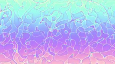 4k 'lık soyut döngü videosu. Döngü oynatmak için kusursuz soyut dalgalı psikedelik arkaplan. Dalgalı yüzey.