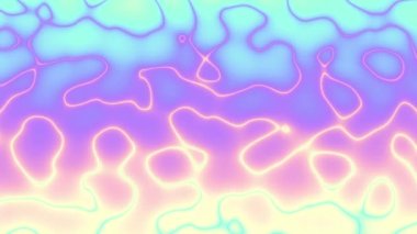 4k 'lık soyut döngü videosu. Döngü oynatmak için kusursuz soyut dalgalı psikedelik arkaplan. Dalgalı yüzey.
