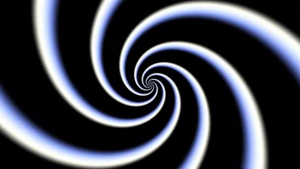 Espiral Ondulado Futurista Giratorio Interminable Imágenes Bucle Sin Fisuras Hélice — Vídeos de Stock