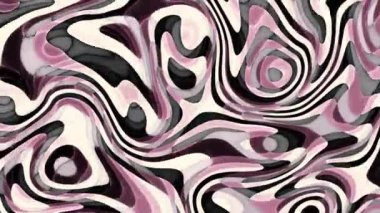 4k 'lık soyut döngü videosu. Döngü oynatmak için kusursuz soyut dalgalı psikedelik arkaplan. Dalgalı yüzey.