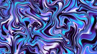 4k 'lık soyut döngü videosu. Döngü oynatmak için kusursuz soyut dalgalı psikedelik arkaplan. Dalgalı yüzey.
