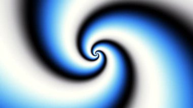 Devamlı dönen fütüristik dalgalı spiral 4k. Kusursuz döngü görüntüsü. Soyut sarmal.