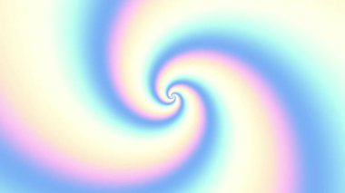 Devamlı dönen fütüristik dalgalı spiral 4k. Kusursuz döngü görüntüsü. Soyut sarmal.