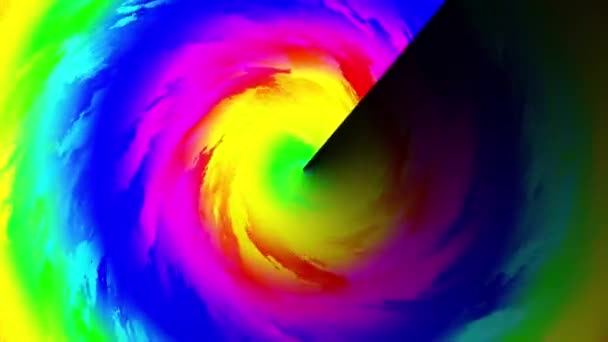 Endless Spinning Abstract Gradient Seamless Looping Footage Abstract Helix — Stock video