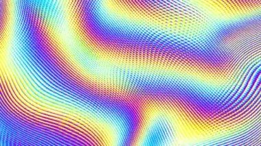 Abstract wavy looping video. Seamless gradient glass background for loop playback.