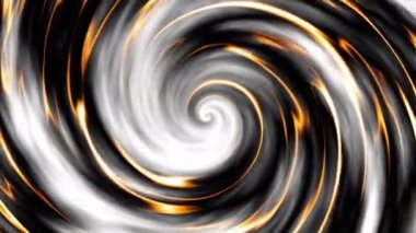 Devamlı dönen fütüristik dalgalı spiral 4k. Kusursuz döngü görüntüsü. Soyut sarmal.