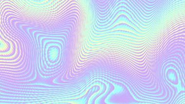 4k 'lık soyut döngü videosu. Döngü oynatmak için kusursuz soyut dalgalı psikedelik arkaplan. Dalgalı yüzey.