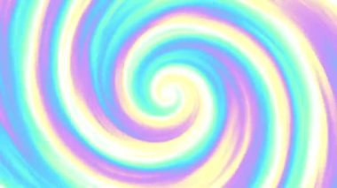 Devamlı dönen fütüristik dalgalı spiral 4k. Kusursuz döngü görüntüsü. Soyut sarmal.