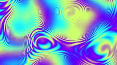 Abstract looping 4k video. Seamless abstract liquid surface background for loop playback. Moving wavy surface.