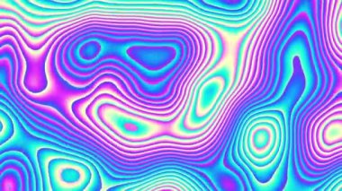 4k 'lık soyut döngü videosu. Döngü oynatmak için kusursuz soyut dalgalı psikedelik arkaplan. Dalgalı yüzey.