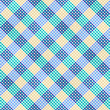 Seamless geometric abstract pattern. Block design style. Vector image. Plaid Gingham pattern.