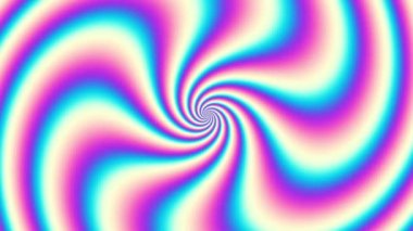 Devamlı dönen fütüristik dalgalı spiral 4k. Kusursuz döngü görüntüsü. Soyut sarmal.
