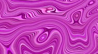 Abstract looping 4k video. Seamless abstract wavy psychedelic background for loop playback. Magenta color Moving wavy surface.
