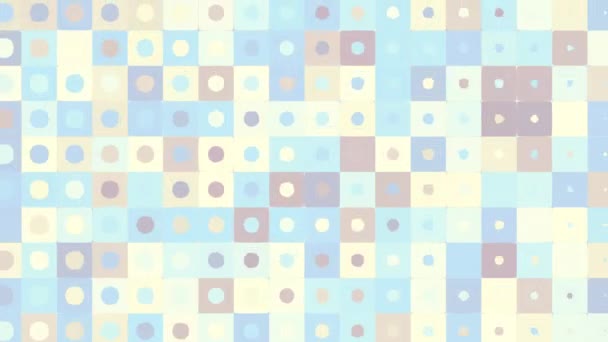 Transform Squares Circles Seamless Loop Abstract Motion Background Abstract Mosaic — Vídeo de Stock