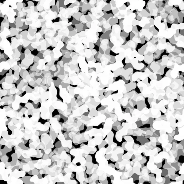 抽象无缝几何图案 矢量图像 小波浪形 简单的黑白图案 — 图库矢量图片