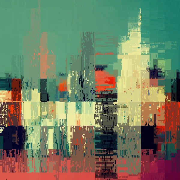 Abstract Glitch Datamoshing Background Grunge Texture Vector Image — Vetor de Stock