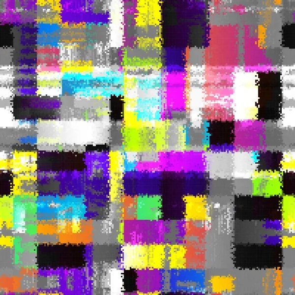 Vektorkép Absztrakt Zökkenőmentes Datamosh Hiba Minta Véletlenszerű Kis Pixel Zaj — Stock Vector