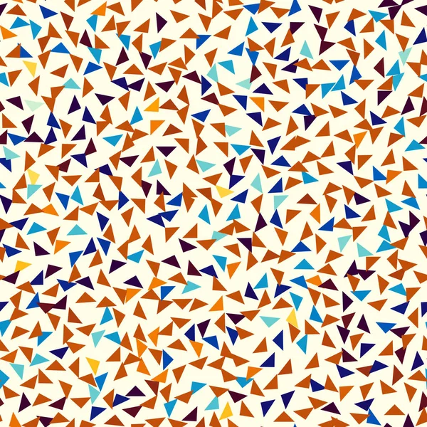 Абстрактний Безшовний Плитковий Візерунок Випадкові Трикутники Формують Текстуру Векторне Зображення — стоковий вектор