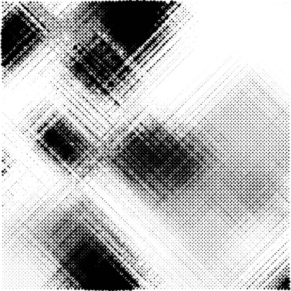 Монохромный Абстрактный Гранж Полуточечный Фон Шаблон Поп Арта Текстура Векторная — стоковый вектор