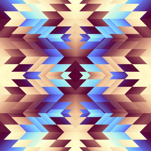 Abstracte Naadloze Betegelbare Patroon Driehoeken Azteekse Achtergrond Vectorafbeelding — Stockvector