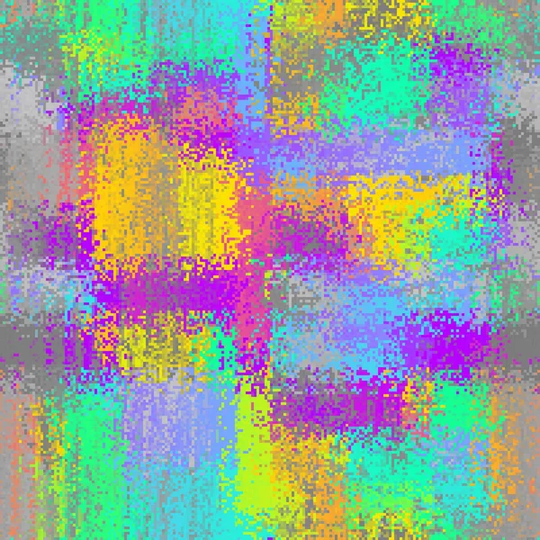 Vector Image Abstract Seamless Datamosh Glitch Pattern Random Small Pixels — Vetor de Stock