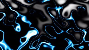 4k 'lık soyut döngü videosu. Döngü oynatmak için kusursuz soyut dalgalı psikedelik arkaplan. Soyut plazma dalgalı görüntüler taşınıyor.