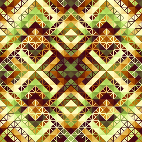 Abstract Seamless Tileable Pattern Triangles Aztec Background Vector Image — Image vectorielle