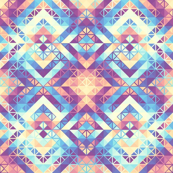 Abstract Seamless Tileable Pattern Triangles Aztec Background Vector Image — Stock Vector