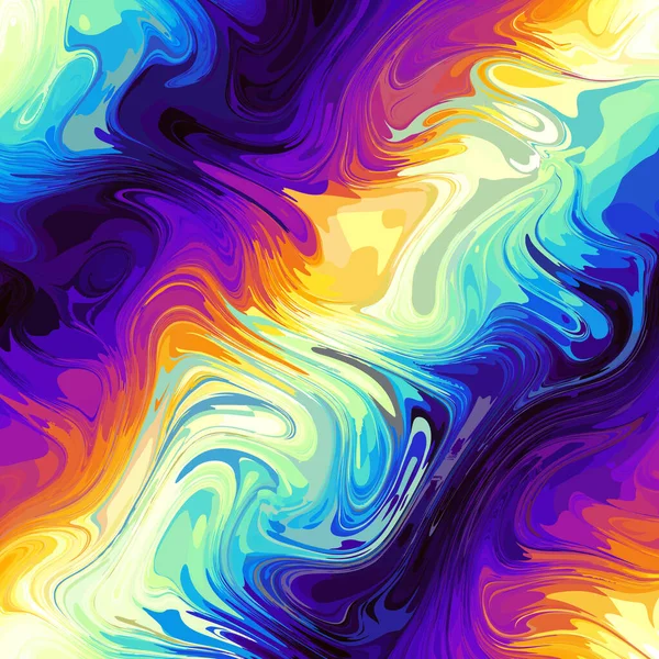 迷幻的抽象模式 华丽的风格 波浪形 矢量图像 — 图库矢量图片
