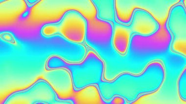 4k 'lık soyut döngü videosu. Döngü oynatmak için kusursuz soyut dalgalı psikedelik arkaplan. Dalgalı yüzey.