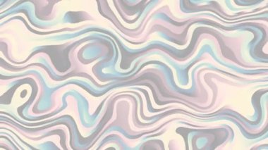 4k 'lık soyut döngü videosu. Döngü oynatmak için kusursuz soyut dalgalı psikedelik arkaplan. Dalgalı yüzey.