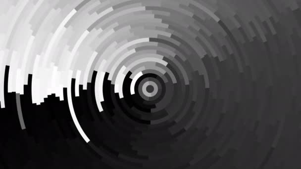 無限の回転抽象的なラウンド勾配4K 画像を読み込む シームレスなループ映像 — ストック動画