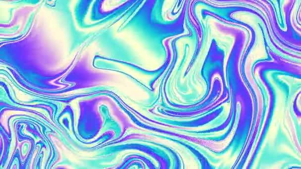 抽象循环4K视频 无缝隙的抽象波状迷幻背景音乐 用于循环播放 移动波浪形表面 — 图库视频影像
