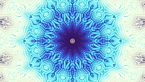 Transforming Abstract Mandala Seamless Loop Footage Endless Transforming Circle — Video