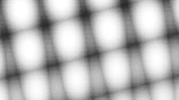 Монохромний Абстрактний Фон Півтоновими Крапками Шаблон Поп Арту Текстура Горизонтальні — стоковий вектор
