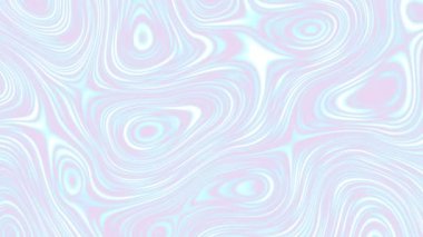 4k 'lık soyut döngü videosu. Döngü oynatmak için kusursuz soyut dalgalı psikedelik arkaplan. Dalgalı yüzey. Açık renkli arkaplan.