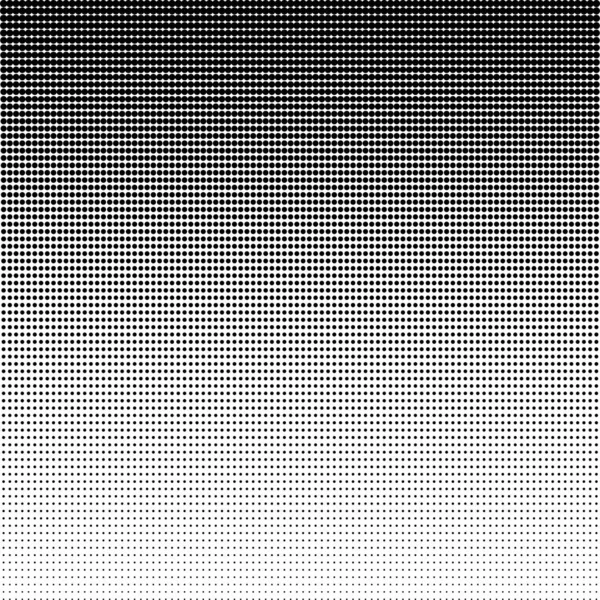 Monochromatické Abstraktní Polotón Tečky Pozadí Přechodu Šablona Pop Art Textura — Stockový vektor